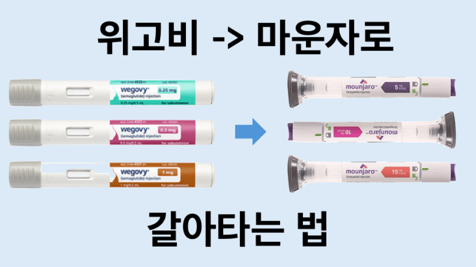 위고비 마운자로 갈아타는 법