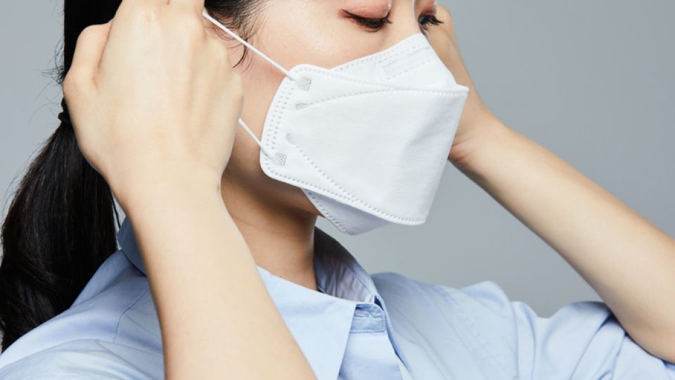 마스크, 바이러스, 목