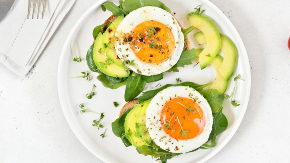 계란, 아보카도, 판토텐산