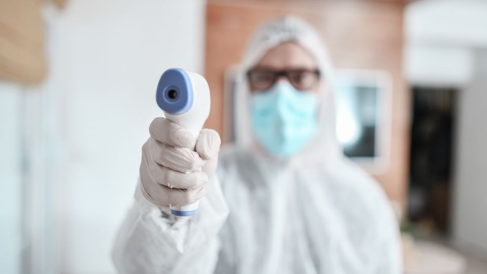 코로나, 자가진단키트 양성 판정, 열