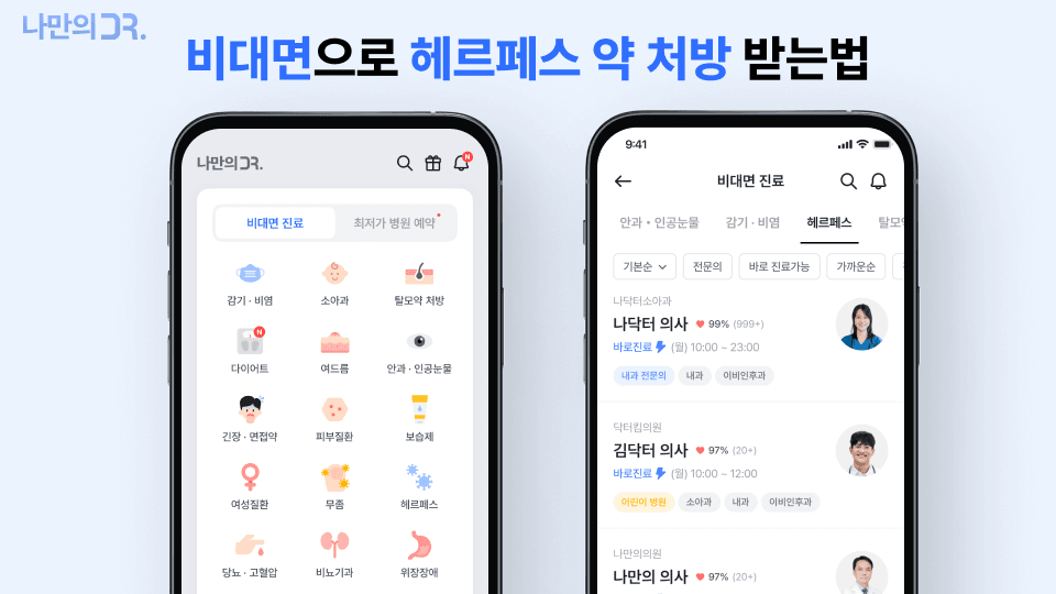 헤르페스약 처방