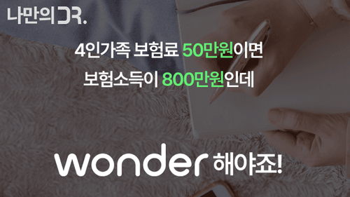 내가 낸 보험료가 소득이 될 수 있다.